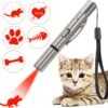 Merkloos Laserpen - USB Oplaadbaar - Kattenspeeltjes - Verschillende Standen - Zilver - Houder -Hondenartikelen Serie Winkel 1200x1150 28