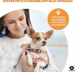 Vulpes Pets® Ultrasone Anti Blaf Apparaat – 3-in-1 Anti Blaf Apparaat Pro - Diervriendelijk & Zonder Schok - Alternatief Anti Blafband - Voor Kleine & Grote Honden - Audio - Flashlight - USB-Oplaadbaar -Hondenartikelen Serie Winkel 1200x1151 6