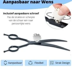Petsify - Professionele 8-delige Huisdier Knipset - Effileerschaar Hond - Kam Hond - Schaar Hond - Katten Kam - Hondenschaar - Trimschaar Voor Honden - Kapperset - Zwart -Hondenartikelen Serie Winkel 1200x1152 6