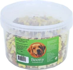 Boony Hondenkoek Puppy Botjes Mix Vanille, Emmer A 1000 Gram -Hondenartikelen Serie Winkel 1200x1153 1