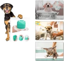 Merkloos Siliconenborstel - Massage Borstel - Silicone Massage Brush - Shampoo Borstel – Lichaamsverzorging - Scrubborstel - Badborstel - Huisdieren - Hond/Kat -Hondenartikelen Serie Winkel 1200x1153 12