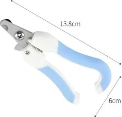 Merkloos Nagelschaar - Nagelschaartje - Nagelknipper - Geschikt Voor Hond Kat Konijn Cavia Vogel - Blauw Wit -Hondenartikelen Serie Winkel 1200x1153 8