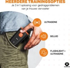 Vulpes Pets® Ultrasone Anti Blaf Apparaat – 3-in-1 Anti Blaf Apparaat Pro - Diervriendelijk & Zonder Schok - Alternatief Anti Blafband - Voor Kleine & Grote Honden - Audio - Flashlight - USB-Oplaadbaar -Hondenartikelen Serie Winkel 1200x1157 8