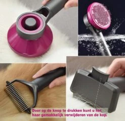 Hondenborstel Set 3 In 1 - Hondenkam - Borstelset - Klittenkam Hond - Ondervacht Kam - Furminator - Slickerborstel - Kattenkam - Verwijderd Klitten En Voorkomt Haaruitval -Hondenartikelen Serie Winkel 1200x1159 37