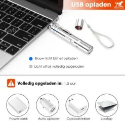 PetFriends Laserpen Voor Kat - USB Oplaadbaar - Laserpointer - Laserlampje - Kattenspeeltjes -Hondenartikelen Serie Winkel 1200x1160 28