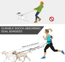 BOTC Looplijn Hond Met Heupriem Voor Hardlopen - Hondenriem - Zwart -Hondenartikelen Serie Winkel 1200x1161 26