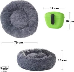 Hondenmand Donut – 70 Cm - Honden Mand – Pluche – Fluffy – Extra Zacht - Kattenmand - Hondenkussen – Kattenkussen – Bed - Wasbaar Met Rits – Hondenmanden – Rond – Bank – Grijs - Qwality 15 Hondenmand Donut – 70 Cm - Honden Mand – Pluche – Fluffy – Extra Zacht - Kattenmand - Hondenkussen – Kattenkussen – Bed - Wasbaar Met Rits – Hondenmanden – Rond – Bank – Grijs - Qwality -Hondenartikelen Serie Winkel 1200x1164 2