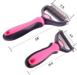 Hondenborstel - Dubbelzijdig Ontharing Tool - Herbruikbare Honden & Kattenvachtkam - Huisdier Grooming - 1 Stuk - Groen -Hondenartikelen Serie Winkel 1200x1164 6