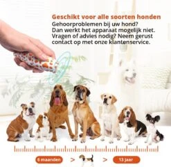 Merkloos LotaHome - Anti Blaf Apparaat - Hondentrainer Voor Binnen En Buiten - Bereik Tot 15 Meter - Diervriendelijk - Zonder Schok - Ultrasone - Voor Alle Honden - Inclusief Clicker -Hondenartikelen Serie Winkel 1200x1165 16