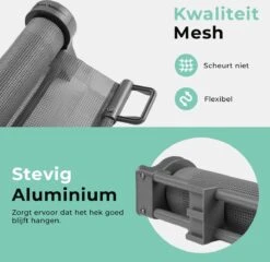 Château Animaux® - Tot 180cm Breed Traphekje Oprolbaar Hond - Stijlvolle Oplossing - Dieren Hek - Honden Hek -Hondenartikelen Serie Winkel 1200x1165 17