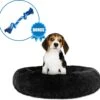 Pawzle Hondenmand - Donut Hondenkussen - Kattenmand - Bed Voor Honden & Katten - Wasbaar - 50cm - Zwart -Hondenartikelen Serie Winkel 1200x1165 5