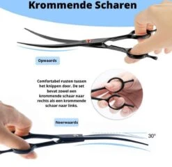 Petsify - Professionele 8-delige Huisdier Knipset - Effileerschaar Hond - Kam Hond - Schaar Hond - Katten Kam - Hondenschaar - Trimschaar Voor Honden - Kapperset - Zwart -Hondenartikelen Serie Winkel 1200x1166 11