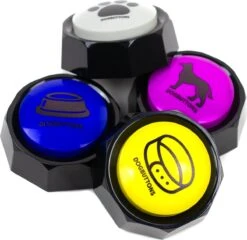 Merkloos Dogbuttons® – PETIFY PREMIUM Praatknoppen - 4stuks – Praatknop – Hond – Opneembare Knoppen – Hond Praten – Hondentraining – Praatknoppen – Dog Button – Hondenknop – Huisdier – Honden Speelgoed Intelligentie – Praten Met Hond – Laat Uw Hond Spreken! -Hondenartikelen Serie Winkel 1200x1166 27