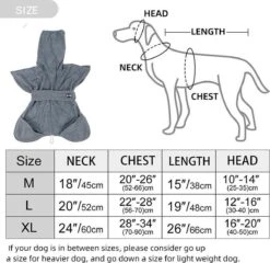 Super Absorberende Honden Badjas Grijs Maat L 15 Super Absorberende Honden Badjas Grijs Maat L -Hondenartikelen Serie Winkel 1200x1166 9