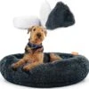 Happysnoots Hondenmand Met Rits - 80cm - Hondenbed - Donut Dog Bed - Fluffy - Grijs - Wasbaar -Hondenartikelen Serie Winkel 1200x1167 8