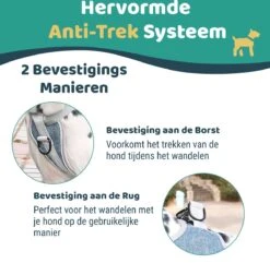Mmoods Hondentuigje Grijs - Anti-Trek Tuig Voor Puppy's - Hondenharnas Voor Kleine Honden - Reflecterende Halsband Hond - Hondenhalsband Maat S -Hondenartikelen Serie Winkel 1200x1169 17