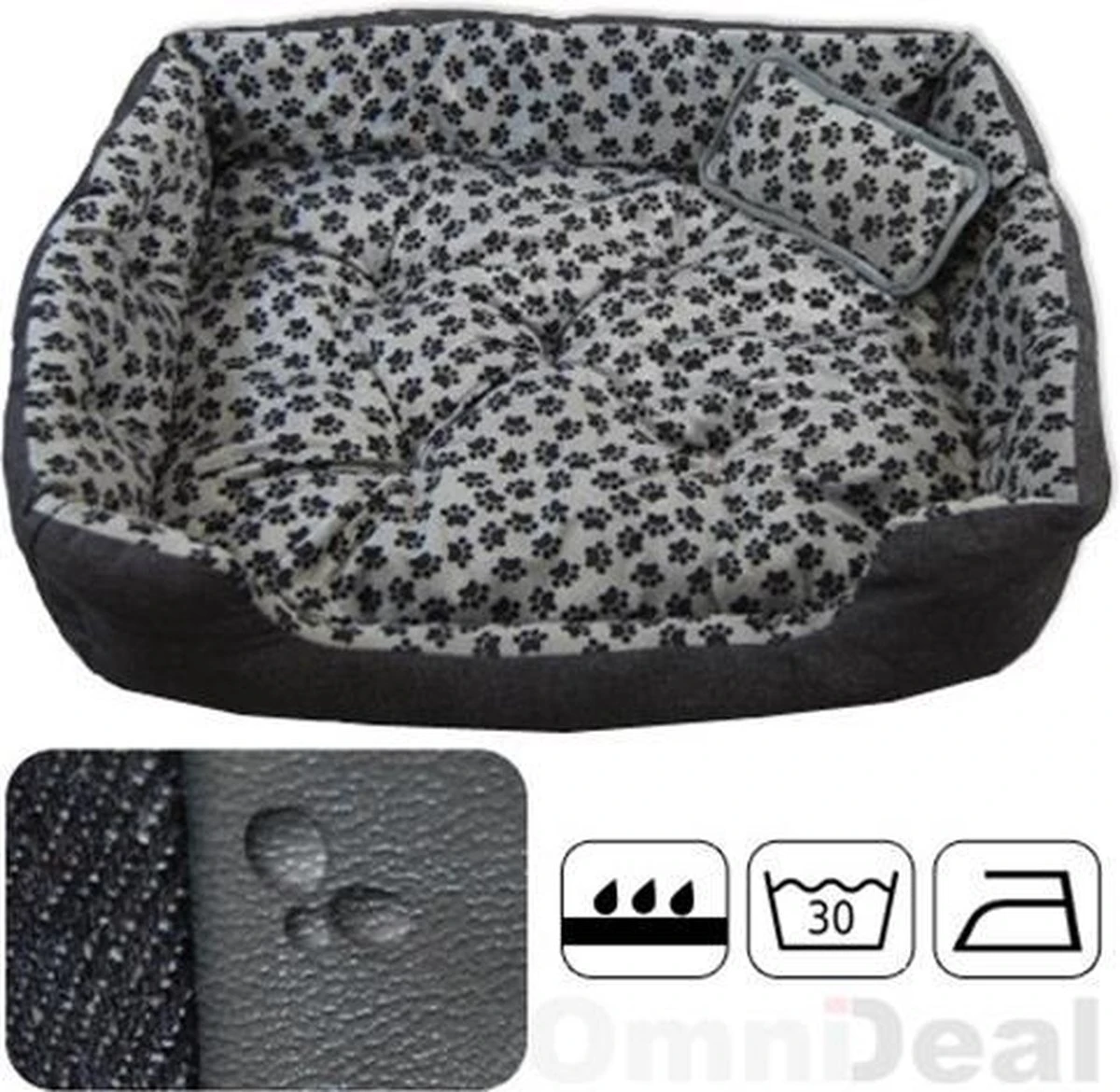 Eyepower Hondenbed 82x70x20 Cm Hondenkussen Wasbaar Dierenkussen Dierlijk Bed Kattenbed Kattenbed... 7 Eyepower Hondenbed 82x70x20 Cm Hondenkussen Wasbaar Dierenkussen Dierlijk Bed Kattenbed Kattenbed... - Afbeelding 5