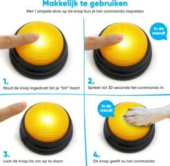 BFreshPets Praatknop Voor Honden - 6 Stuks - Dogbuttons - Hondenspeelgoed - Honden Training - Laat Uw Huisdier Spreken -Hondenartikelen Serie Winkel 1200x1170 28