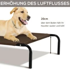 PawHut Hondenstretcher XL 110x68x19 Cm. Bruin / Grijs -Hondenartikelen Serie Winkel 1200x1171 1
