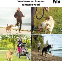 Filo Elastische Hondenriem Middel - Hardlopen En Wandelen - Hardloopriem Hond Handsfree Met Heuptasje - Looplijn Met Heupriem - Canicross Gordel Honden - Riemen - Heupgordel - Leiband -Hondenartikelen Serie Winkel 1200x1171 12