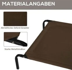 PawHut Hondenstretcher XL 110x68x19 Cm. Bruin / Grijs -Hondenartikelen Serie Winkel 1200x1171 2