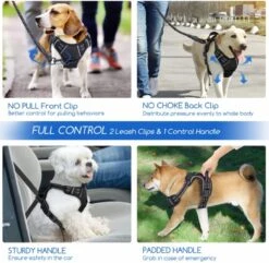 Nobleza 42ZHX - Hondenharnas - Hondentuigje - Anti Trek - M - Zwart -Hondenartikelen Serie Winkel 1200x1173 14