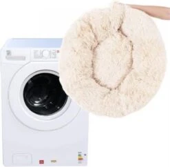 Springos Hondenmand | Superzacht En Luxe | Wasbaar | Donut | Fluffy | Hondenkussen | 60 Cm | Beige -Hondenartikelen Serie Winkel 1200x1174 11