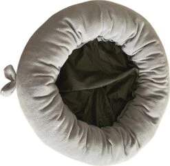 Pochon Pet - Ronde Kattenmand - Rond Kattenkussen - Ronde Hondenmand - Donut - Superzacht - Grijs - 50cm - 50 X 50 X 12 Cm -Hondenartikelen Serie Winkel 1200x1174 12