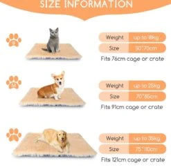 Nobleza Fluffy Benchkussen - Dierenkussen - Hondenkussen - Kattenkussen - Benchmat - Dierenmat - Hondenmat - Kattenmat - Crème - Maat L -Hondenartikelen Serie Winkel 1200x1174 9