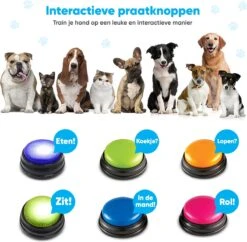 BFreshPets Praatknop Voor Honden - 6 Stuks - Dogbuttons - Hondenspeelgoed - Honden Training - Laat Uw Huisdier Spreken -Hondenartikelen Serie Winkel 1200x1175 15