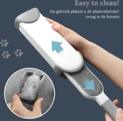 Pet Lovers - Huisdierhaar Verwijderaar - Dierenhaar Verwijderaar - Pluizenborstel - Kledingborstel - Haarverwijderaar - Ontpluizer - Honden En Kattenhaar Verwijderaar - + GRATIS Draagbare Haarverwijderaar -Hondenartikelen Serie Winkel 1200x1176 6
