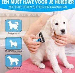 Professionele Ondervacht Kam Voor Hond En Kat S – Hondenborstel – Kattenborstel - Hondenkam –Anti Klit - Haarverwijderaar Voor Huisdieren - Pijnloos - Huisdiervriendelijk – Klittenkam - Voorkomt Haaruitval - Kleine Variant- Black Friday - Sinterklaas -Hondenartikelen Serie Winkel 1200x1178 12