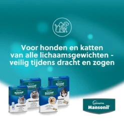 Mansonil All Worm Dog Tasty Ontwormingsmiddel (S/M Vanaf 2.5kg) - 6 Tabletten -Hondenartikelen Serie Winkel 1200x1178 22