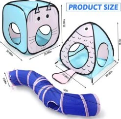 Fuegobird Kattentunnel - Tent+Tunnel 3 In 1 - Blauw/Roze 13 Fuegobird Kattentunnel - Tent+Tunnel 3 In 1 - Blauw/Roze -Hondenartikelen Serie Winkel 1200x1178 26