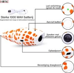 Merkloos LotaHome - Anti Blaf Apparaat - Hondentrainer Voor Binnen En Buiten - Bereik Tot 15 Meter - Diervriendelijk - Zonder Schok - Ultrasone - Voor Alle Honden - Inclusief Clicker -Hondenartikelen Serie Winkel 1200x1179 8
