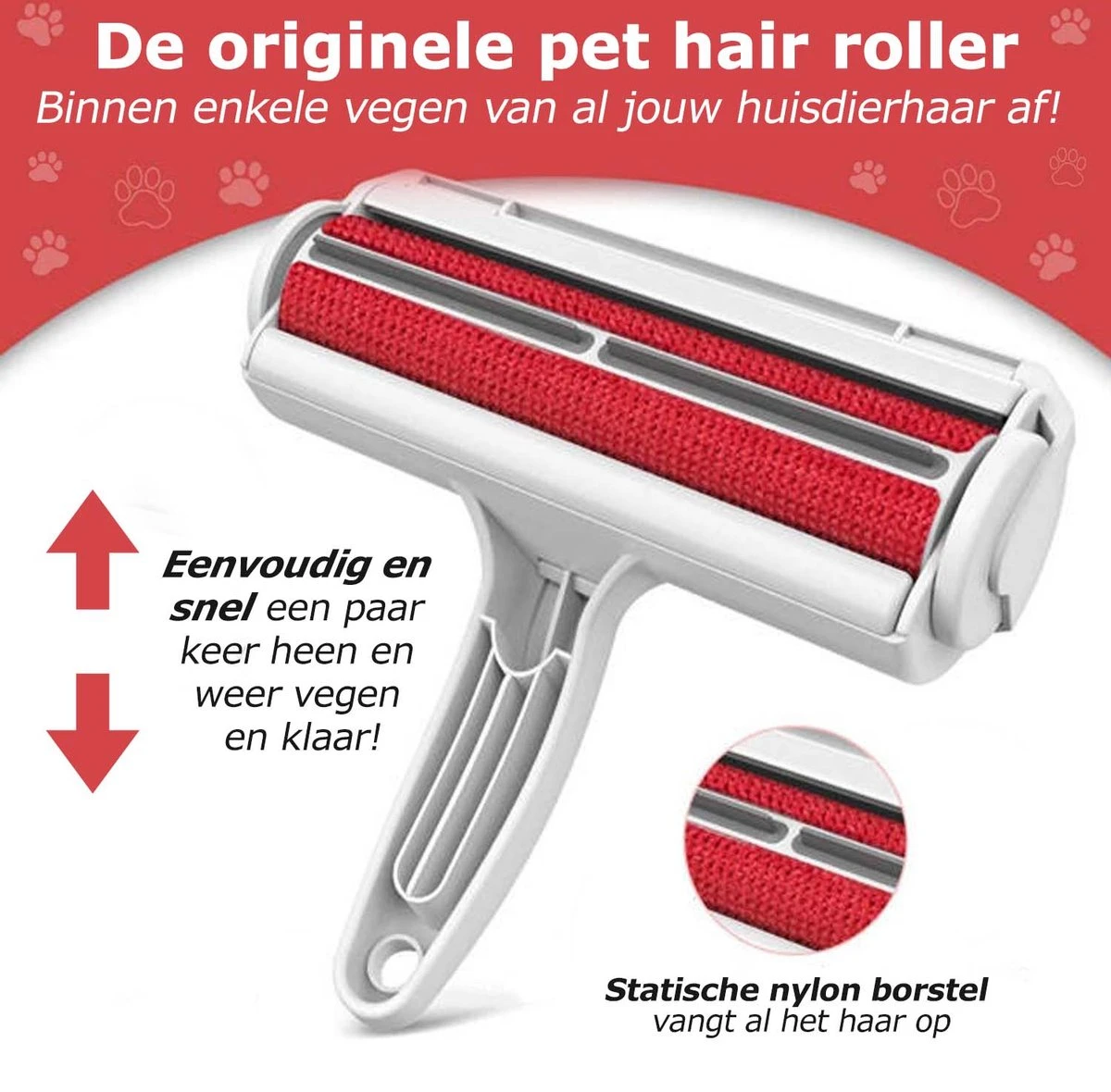 PluizenBOEF® Huisdierhaar Verwijderaar - Haarverwijderaar Voor Huisdieren - Hondenhaar - Kattenhaar - Pluizenborstel 4 PluizenBOEF® Huisdierhaar Verwijderaar - Haarverwijderaar Voor Huisdieren - Hondenhaar - Kattenhaar - Pluizenborstel - Afbeelding 2