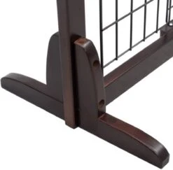 Hondenhek - Traphekje Hond - Traphekje Zonder Boren - Traphekje - BxH 161-97 X 53 Cm - Koffiebruin -Hondenartikelen Serie Winkel 1200x1182 15