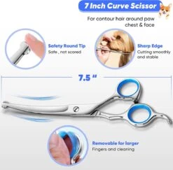 BOTC Schaar Voor Dieren - Set 5 Stuks - Zilver - Effileerscharen - Honden Scharenset - Dierenschaar - Trimscharen - Trimset -Hondenartikelen Serie Winkel 1200x1182 6