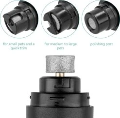 Navaris Elektrische Nagelvijl Voor Huisdieren - Met Diamanten Vijlkop - Voor Honden, Katten En Konijnen - Ook Voor Vogelsnavels - Draadloos -Hondenartikelen Serie Winkel 1200x1184 10