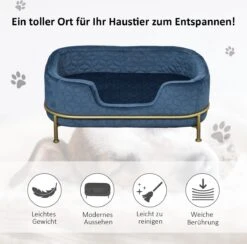 PawHut Hondenbank Met Rugleuning Huisdierenbank Met Metalen Poten Hondenbed Kattenbank D04-157 16 PawHut Hondenbank Met Rugleuning Huisdierenbank Met Metalen Poten Hondenbed Kattenbank D04-157 -Hondenartikelen Serie Winkel 1200x1185 1
