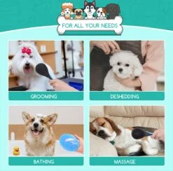 Nobleza 3 Delige Hondenborstel Set – Hondenkam - Kattenkam - Borstels – Dierverzorging - Dierenverzorging - Blauw -Hondenartikelen Serie Winkel 1200x1186 12