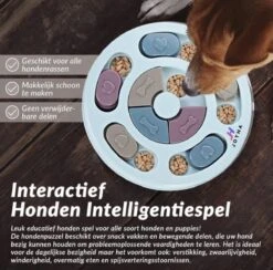 Joyha Honden Puzzel Met Gratis Hondenkam | Speelgoed | Speeltjes | Slow Feeder | Intelligentie | Denkspelletje | Puppyspeelgoed | Anti Schrokbak | Interactieve | Langzame Voerbak | Dog Puzzle | Hondenpuzzel -Hondenartikelen Serie Winkel 1200x1186 20