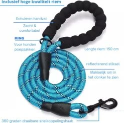 Hondenharnas – Inclusief Hondenriem – Reflecterend – Hondentuig – Hondenriem – Y Tuig Hond - Anti Trek Tuig - Zwart – Maat M -Hondenartikelen Serie Winkel 1200x1187 20