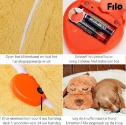 Filo Hondenknuffel Met Hartslag En Warmtebron - Hartslagknuffel Hondenspeelgoed Snuggle Puppy - Knuffel Met Hartslag - Heartbeat Knuffel Hond -Hondenartikelen Serie Winkel 1200x1187 26