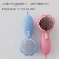 Smarge | Hondenborstel | Kattenborstel | Blauw | Zelfreinigend | Dierenborstel | Met Pluis Verwijderaar | Kattenkam | Hondenkam | Kattenhaar Verwijderaar | Lang/kortharig | Huisdieren -Hondenartikelen Serie Winkel 1200x1189 11