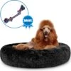 Pawzle Hondenmand - Donut Hondenkussen - Kattenmand - Bed Voor Honden & Katten - Wasbaar - 120cm - Zwart -Hondenartikelen Serie Winkel 1200x1189 6