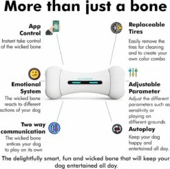 Wickedbone - Automatisch, Interactief En Intelligent Speelgoed Voor Honden - App & Bluetooth Bestuurbaar - USB Oplaadbaar -Hondenartikelen Serie Winkel 1200x1191 18