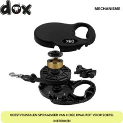 DDOXX Intrekbare Hondenriem, Reflecterend | Vele Kleuren & Maten | Voor Kleine & Grote Honden | Intrekbare Hondenriem Puppy Kat | Hondenriem Accessoires Hond | XS, 3 M, Tot 8 Kg, Geel -Hondenartikelen Serie Winkel 1200x1193 15