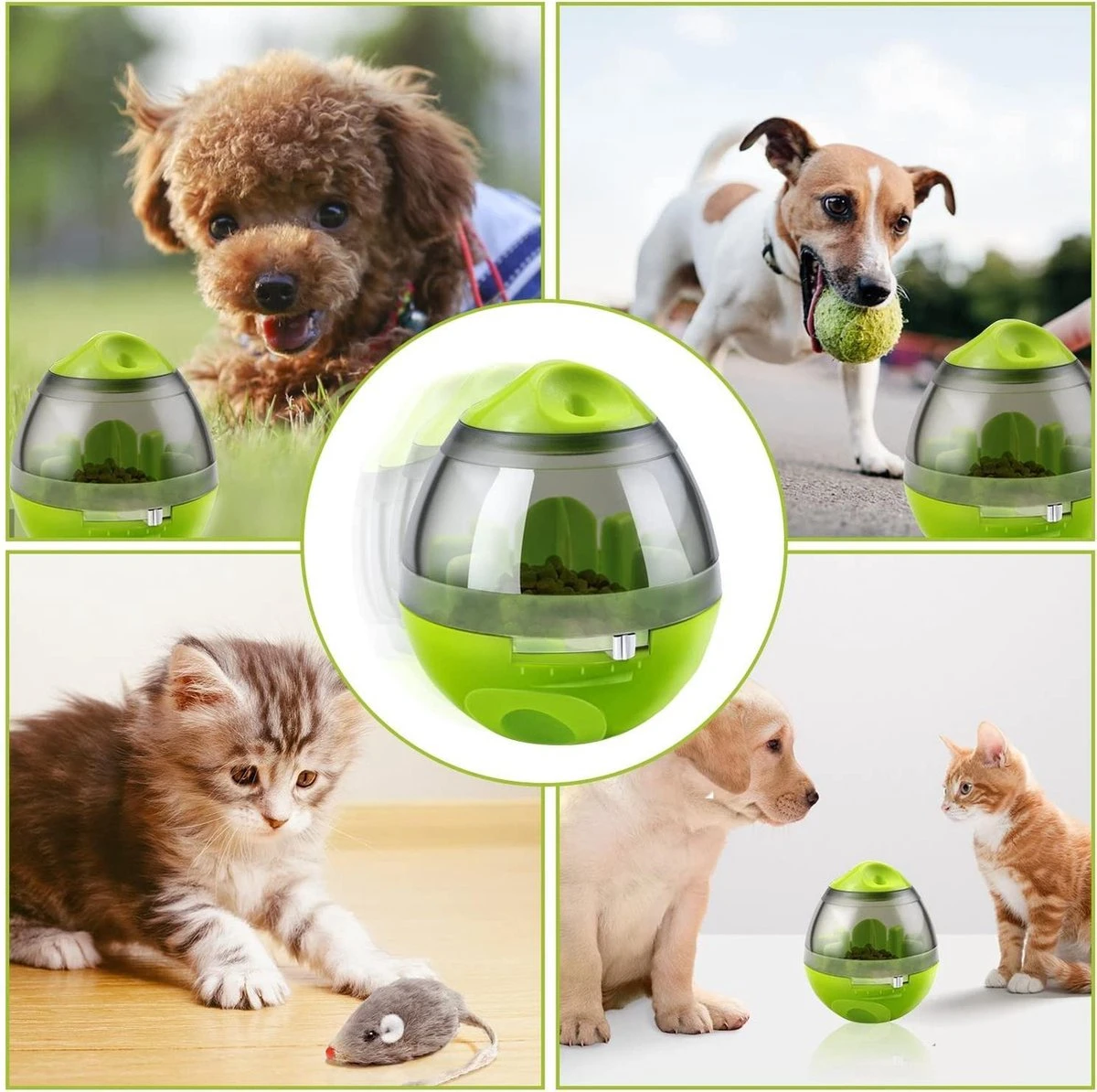 Mister Mill Speelbal - Honden Speelgoed Intelligentie - Voerbal - Snackbal Hond Kat – Interactieve Hond Kat - Voer EI 7 Mister Mill Speelbal - Honden Speelgoed Intelligentie - Voerbal - Snackbal Hond Kat – Interactieve Hond Kat - Voer EI - Afbeelding 5