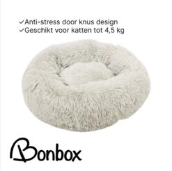 Bonbox Shop - Maat S - Donut Bed In Wit - Dierenmand Voor Katten, Kittens En Kleine Honden - Knus Mandje - Donutbed Diameter 40 Cm - Anti Anxiety 12 Bonbox Shop - Maat S - Donut Bed In Wit - Dierenmand Voor Katten, Kittens En Kleine Honden - Knus Mandje - Donutbed Diameter 40 Cm - Anti Anxiety -Hondenartikelen Serie Winkel 1200x1195